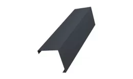 Декоративная накладка на столб угловая жалюзи Milan,Tokyo 0,5 GreenСoat Pural RR 23 темно-серый (RAL 7024 мокрый асфальт) GL купить в краснодаре