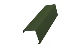 Декоративная накладка на столб угловая жалюзи Milan,Tokyo 0,5 GreenCoat Pural BT, matt RR 11 темно-зеленый (RAL 6020 хромовая зелень) GL купить в краснодаре