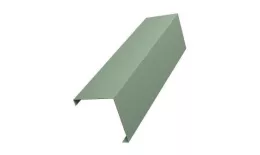 Декоративная накладка на столб угловая жалюзи Milan,Tokyo 0,45 PE с пленкой RAL 6019 бело-зеленый GL купить в краснодаре