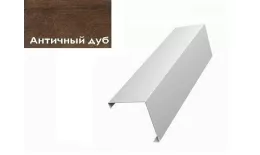 Декоративная накладка на столб угловая жалюзи Milan,Tokyo 0,45 Print Premium Antique Wood GL купить в краснодаре