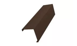 Декоративная накладка на столб угловая жалюзи Milan,Tokyo 0,5 Atlas с пленкой RAL 8017 шоколад GL купить в краснодаре