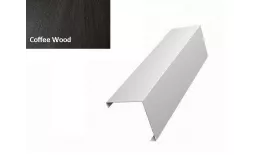Декоративная накладка на столб угловая жалюзи Milan,Tokyo 0,45 Print Elite Coffee Wood GL купить в краснодаре