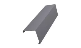 Декоративная накладка на столб угловая жалюзи Milan,Tokyo 0,45 PE с пленкой RAL 7004 сигнальный серый GL купить в краснодаре