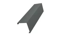 Декоративная накладка на столб угловая жалюзи Milan,Tokyo 0,45 PE с пленкой RAL 7005 мышино-серый GL купить в краснодаре