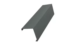 Декоративная накладка на столб угловая жалюзи Milan,Tokyo 0,45 PE с пленкой RAL 7005 мышино-серый GL купить в краснодаре