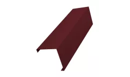 Декоративная накладка на столб угловая жалюзи Milan,Tokyo 0,45 PE-double с пленкой RAL 3005 красное вино GL купить в краснодаре