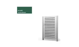 Калитка Жалюзи 2,0х1 RAL 6005 без заполнения GL купить в краснодаре