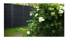 Ворота откатные Жалюзи к кирпичному столбу 2,0х4,5 RAL 7016 Антрацитово-серый GL купить в краснодаре