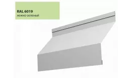 Ламель жалюзи Milan new 0,45 PE с пленкой RAL 6019 бело-зеленый GL купить в краснодаре