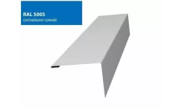 Нащельник (для калиток и ворот) 25х35 жалюзи Milan, Tokyo 0,7 PE c пленкой RAL 5005 (L1,68) GL купить в краснодаре