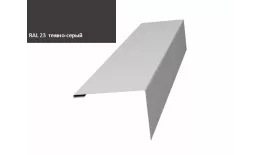 Нащельник (для калиток и ворот) 25х35 жалюзи Milan, Tokyo 0,5 GreenСoat Pural RR 23. (L1,68) GL купить в краснодаре