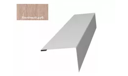 Нащельник (для калиток и ворот) 25х35 жалюзи Milan, Tokyo 0,45 Print Elite White wood (L1,68) GL купить в краснодаре