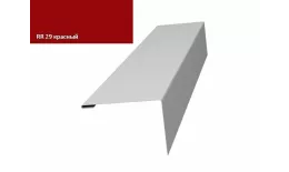 Нащельник (для калиток и ворот) 25х35 жалюзи Milan Tokyo 0,5 GreenСoat Pural RR 29 красный L1,68 GL купить в краснодаре