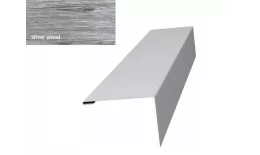 Нащельник (для калиток и ворот) 25х35 жалюзи Milan, Tokyo 0,45 Print Premium Silver wood (L1,68) GL купить в краснодаре