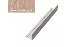 Планка завершающая 50х50 жалюзи Milan 0,45 Print Elite White Wood GL купить в краснодаре