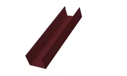Стойка_нест 60х40 жалюзи Milan,Tokyo 0,45 PE-Double с пленкой RAL 3005 красное вино GL купить в краснодаре