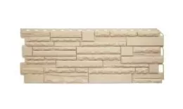 Фасадные панели Альта-Профиль Скалистый Камень ЭКО. (1,16х0,45м). Песчаный купить в краснодаре