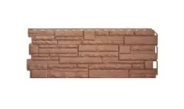 Фасадные панели Альта-Профиль Скалистый Камень ЭКО. (1,16х0,45м). Терракотовый купить в краснодаре