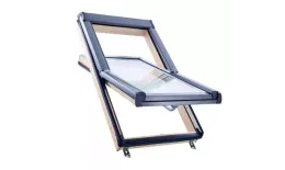 Окно ROTO Designo R49 H WD 74х140 из дерева двухкамерное купить в краснодаре