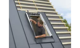 Оклад ROTO EDQ Rx WD 1x1 74х160 для одиночной установки фальцевой кровли купить в краснодаре