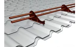 Снегозадержатель трубчатый Grand Line Snow Kit 1 м. RAL 9006 Бело-алюминиевый купить в краснодаре