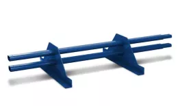 Снегозадержатель трубчатый Металл Профиль 1,0 м. 2 опоры, h-150 мм. RAL 5005 Синий насыщенный купить в краснодаре