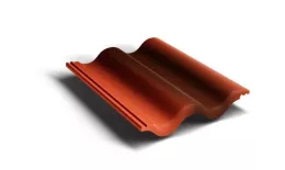 Рядовая черепица Kriastak. Цементно-песчаная. Antik Кирпично-красный купить в краснодаре