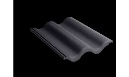 Рядовая черепица Kriastak. Цементно-песчаная Classic Графит купить в краснодаре