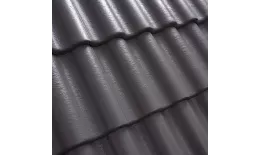 Рядовая черепица Kriastak. Цементно-песчаная Classic Графит купить в краснодаре