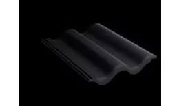 Рядовая черепица Kriastak. Цементно-песчаная Classic Черный купить в краснодаре