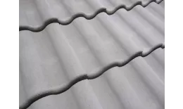 Рядовая черепица Kriastak. Цементно-песчаная. Lite. Серый неокрашенный купить в краснодаре