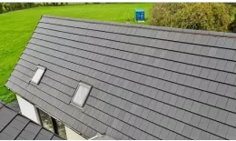 Керамическая черепица Tejas Borja, Flat 10, Black (черный) купить в краснодаре