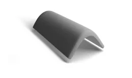 Торцевая черепица Kriastak. Цементно-песчаная. Lite Серый неокрашенный купить в краснодаре