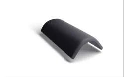 Коньковая черепица Kriastak. Цементно-песчаная. 3 шт./пог.м, Antik. Графит купить в краснодаре