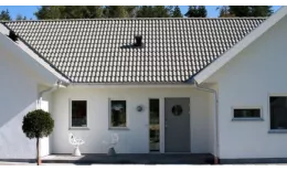 Коньковая черепица Kriastak. Цементно-песчаная. 3 шт./пог.м, Lite Серый неокрашенный купить в краснодаре