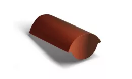 Начальная коньковая черепица Kriastak. Цементно-песчаная. Antik. Кирпично-красный купить в краснодаре