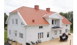 Начальная коньковая черепица Kriastak. Цементно-песчаная. Lite Красный неокрашенный купить в краснодаре