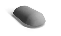 Начальная хребтовая черепица Kriastak. Цементно-песчаная. Lite Серый неокрашенный купить в краснодаре