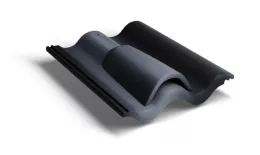 Вентиляционная черепица Kriastak. Цементно-песчаная. Antik. Графит купить в краснодаре