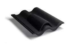 Вентиляционная черепица Kriastak. Цементно-песчаная. Classic Черный купить в краснодаре