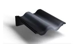 Пультовая черепица Kriastak. Цементно-песчаная. Antik. Графит купить в краснодаре