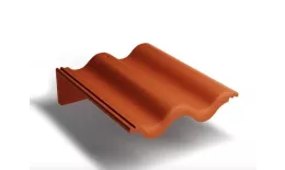 Пультовая черепица Kriastak. Цементно-песчаная. Classic Кирпично-красный купить в краснодаре