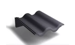 Пультовая черепица Kriastak. Цементно-песчаная. Classic Графит купить в краснодаре