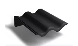 Пультовая черепица Kriastak. Цементно-песчаная. Classic Черный купить в краснодаре