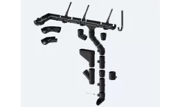 Труба водосточная 3 м Döcke LUX RR33 Карбон купить в краснодаре