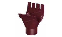 Воронка выпускная МЕТАЛЛ ПРОФИЛЬ Foramina PUR D125/100 Ral 3005 купить в краснодаре