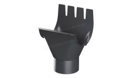 Воронка выпускная МЕТАЛЛ ПРОФИЛЬ Foramina PUR D125/100 Ral 7024 купить в краснодаре