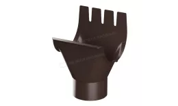 Воронка выпускная МЕТАЛЛ ПРОФИЛЬ Foramina PUR D125/100 Ral 8017 купить в краснодаре