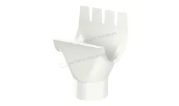 Воронка выпускная МЕТАЛЛ ПРОФИЛЬ Foramina PUR D125/100 Ral 9010 купить в краснодаре