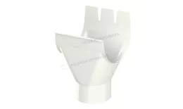 Воронка выпускная МЕТАЛЛ ПРОФИЛЬ Foramina PUR D150/100 Ral 9010 купить в краснодаре